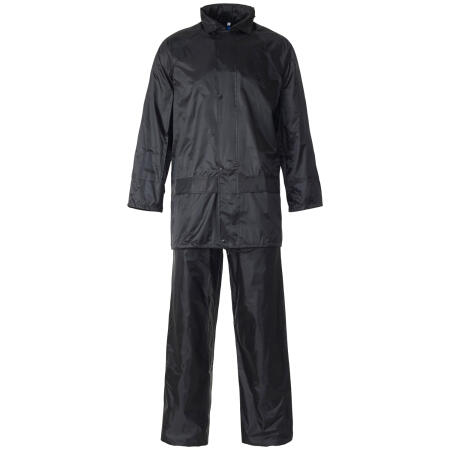 Supertouch Navy Polyester/PVC Rainwear - Rainsuit