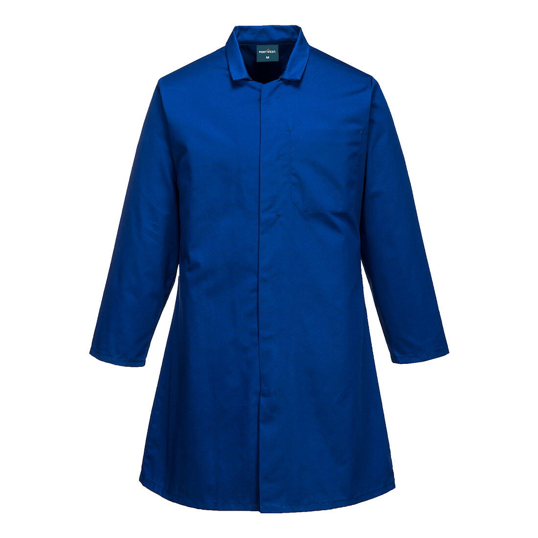 2202 Food Industry 1 Pocket Coat Royal Blue