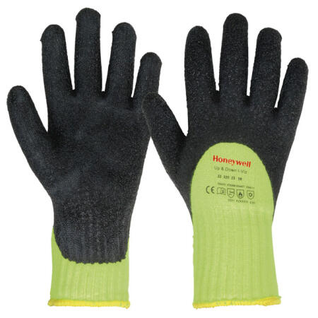 Honeywell Up And Down Hi Viz Gloves Yellow