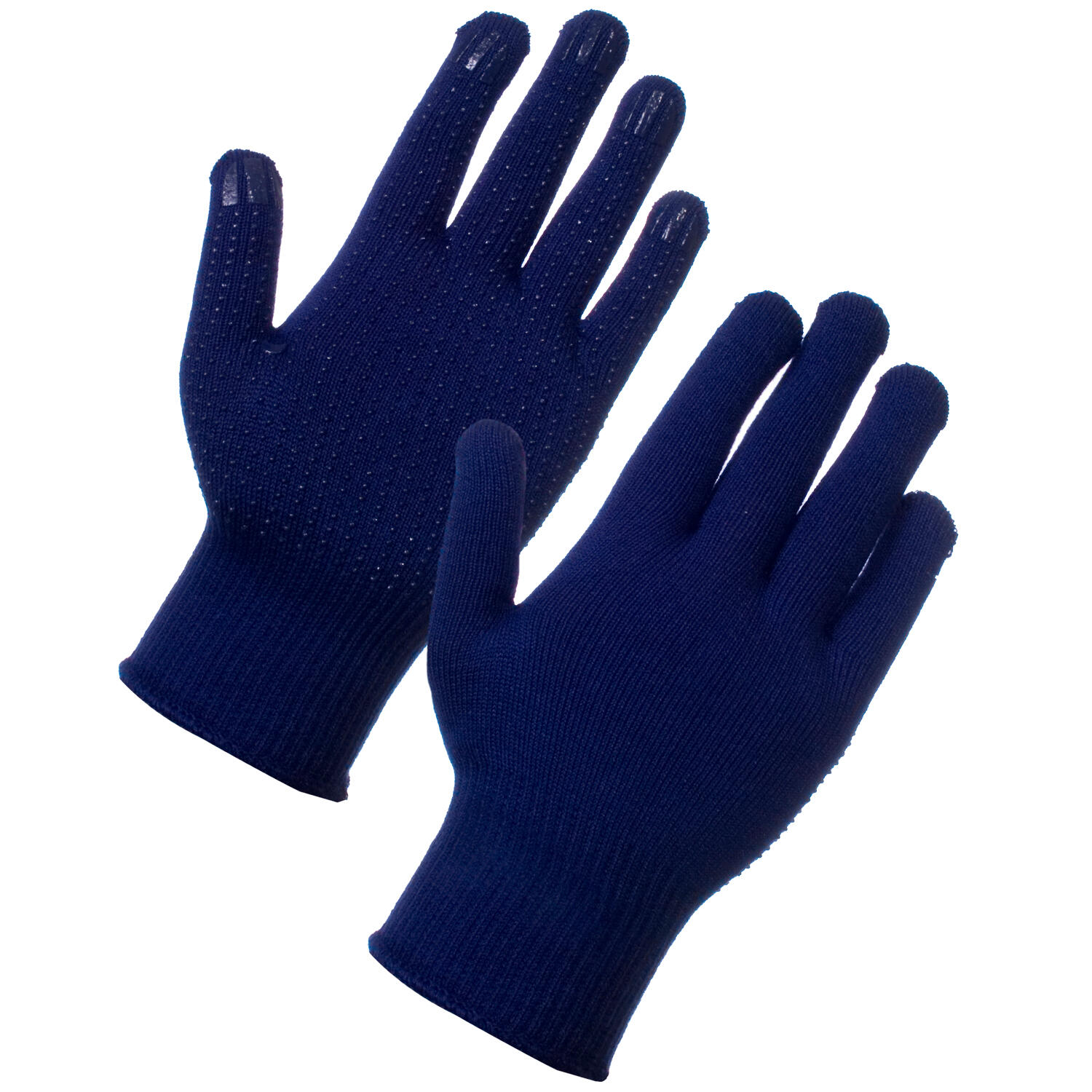 Supertouch Blue Superthermal Gloves - PVC Dot