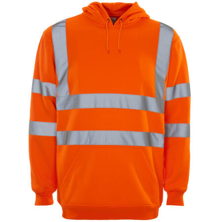 Supertouch Orange Hi Vis Hooded Sweatshirt