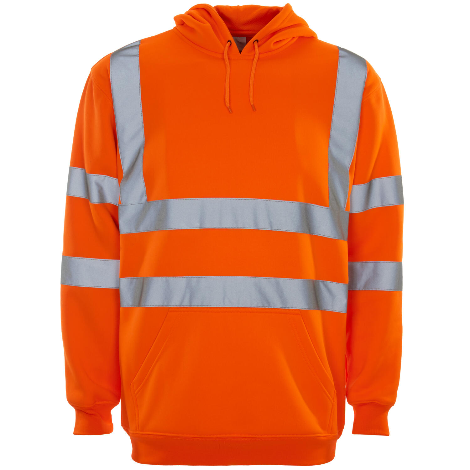 Supertouch Orange Hi Vis Hooded Sweatshirt