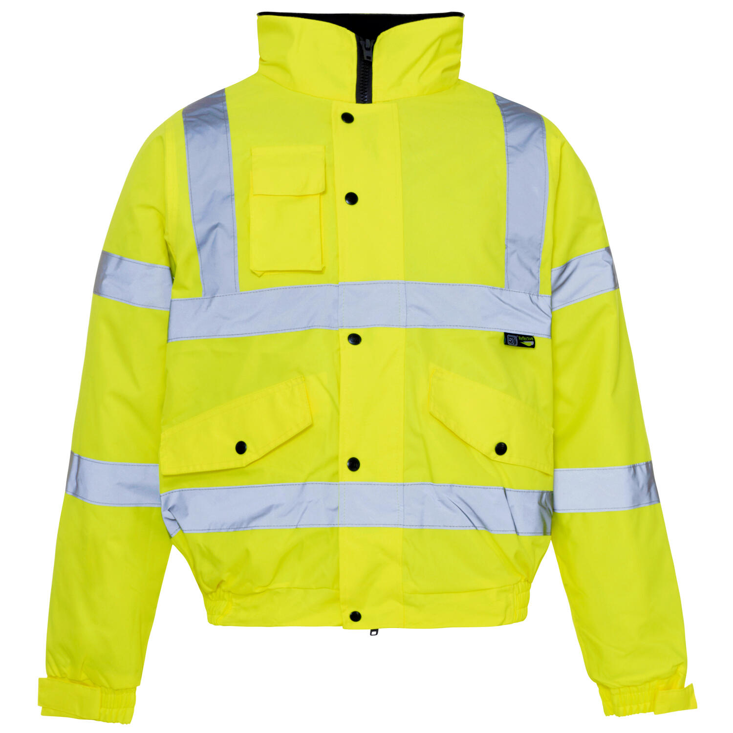 Supertouch Yellow Hi Vis Standard Storm Bomber Jacket