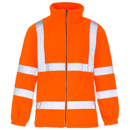 Supertouch Orange Hi Vis Fleece Jacket