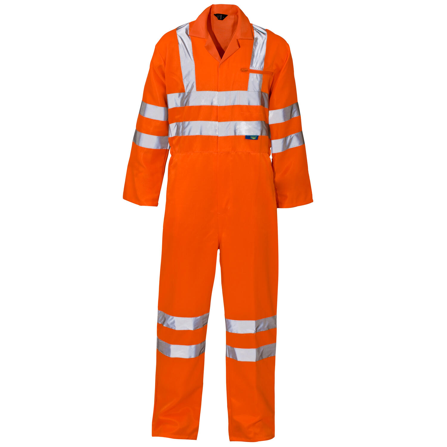 Supertouch Orange Hi Vis Coverall
