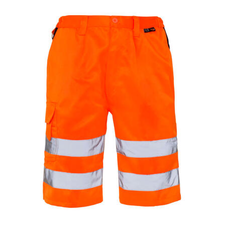 Supertouch Orange Hi Vis Shorts