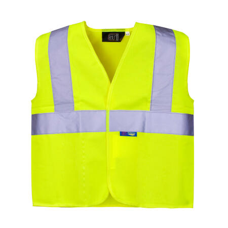 Supertouch Yellow Hi Vis Junior Vest