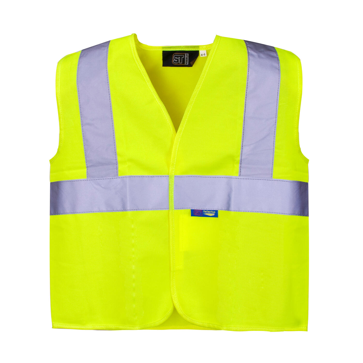 Supertouch Yellow Hi Vis Junior Vest
