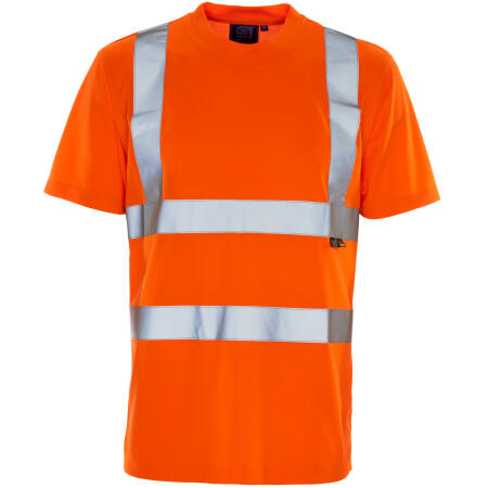 Supertouch Orange Hi Vis Bird Eye T-Shirt