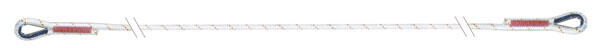 3M Protecta Single Leg Rope Restraint Lanyard 1 Meter White
