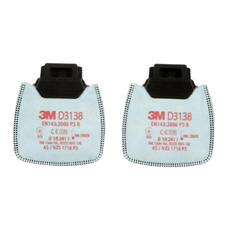 3M D3138 Secure Click P3 R Filter White