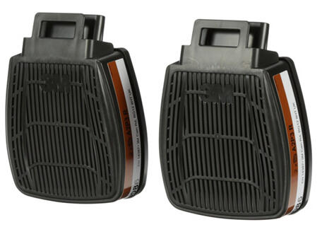 3M D8095 Secure Click A2P3 R Filter Dual Flow Black