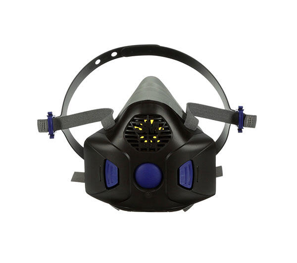 3M Hf-803Sd Secure Click Speaking Diaphragm Half Mask Large Black