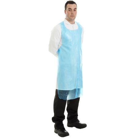 Supertouch Yellow PE Aprons - 20 Micron