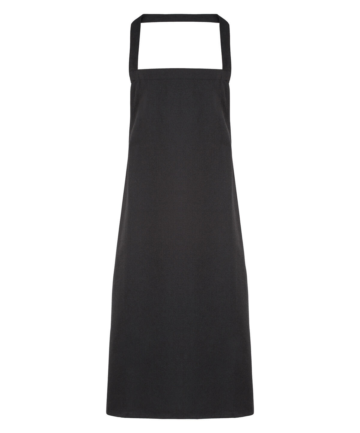 Premier PR102 100% Organic Cotton Bib Apron Black