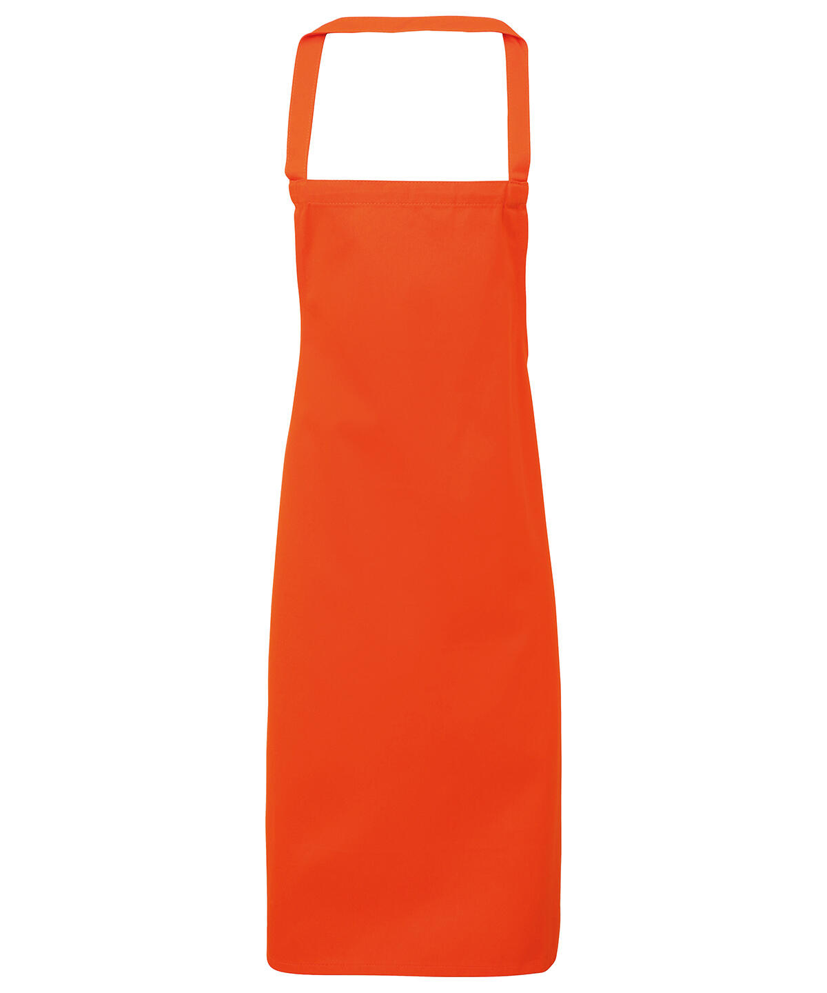 Premier PR102 100% Organic Cotton Bib Apron Orange