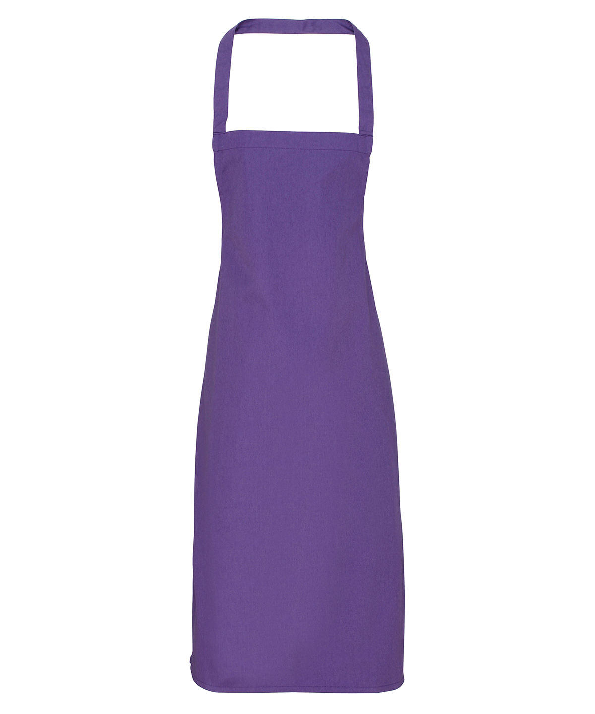 Premier PR102 100% Organic Cotton Bib Apron Purple