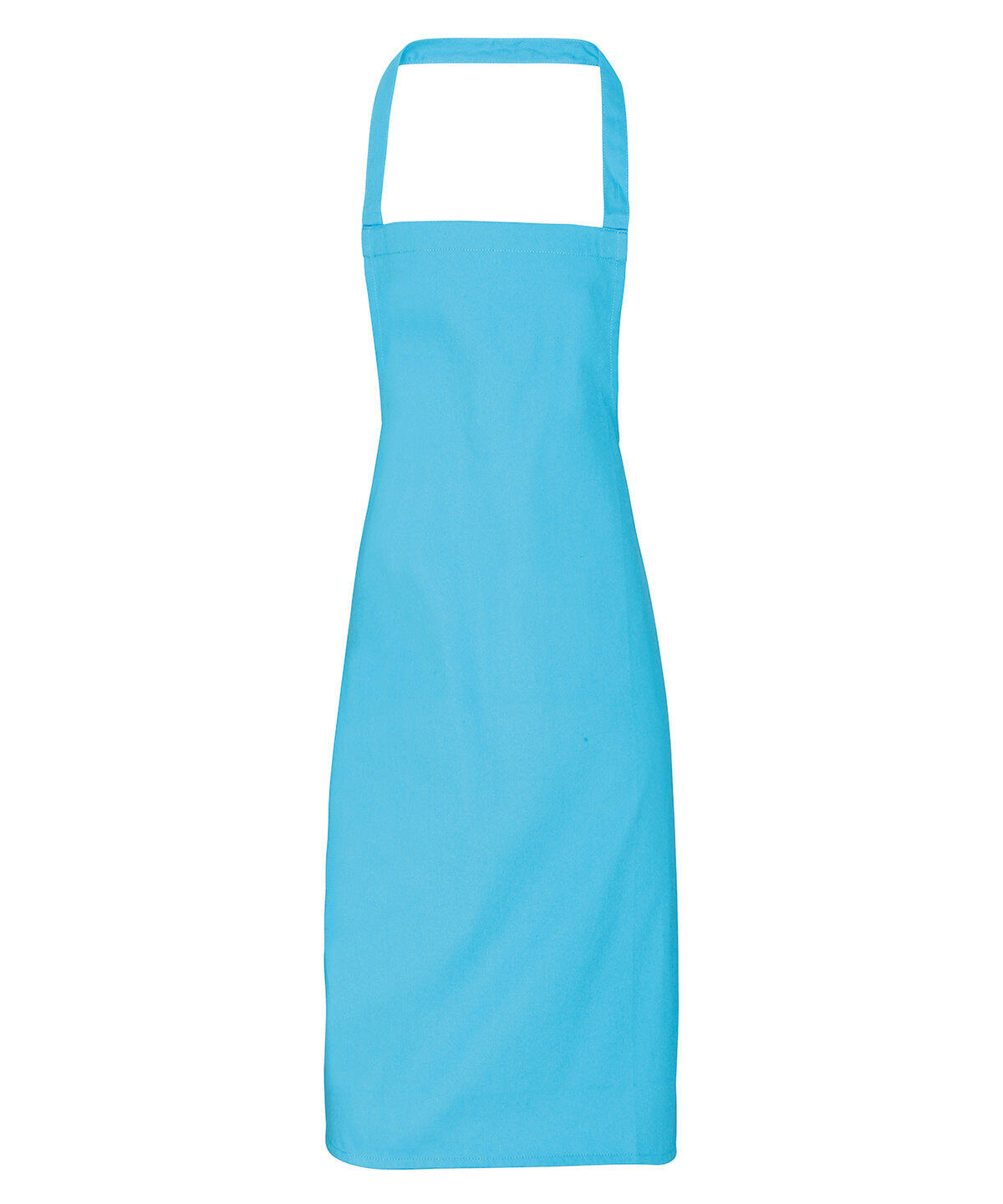 Premier PR102 100% Organic Cotton Bib Apron Blue