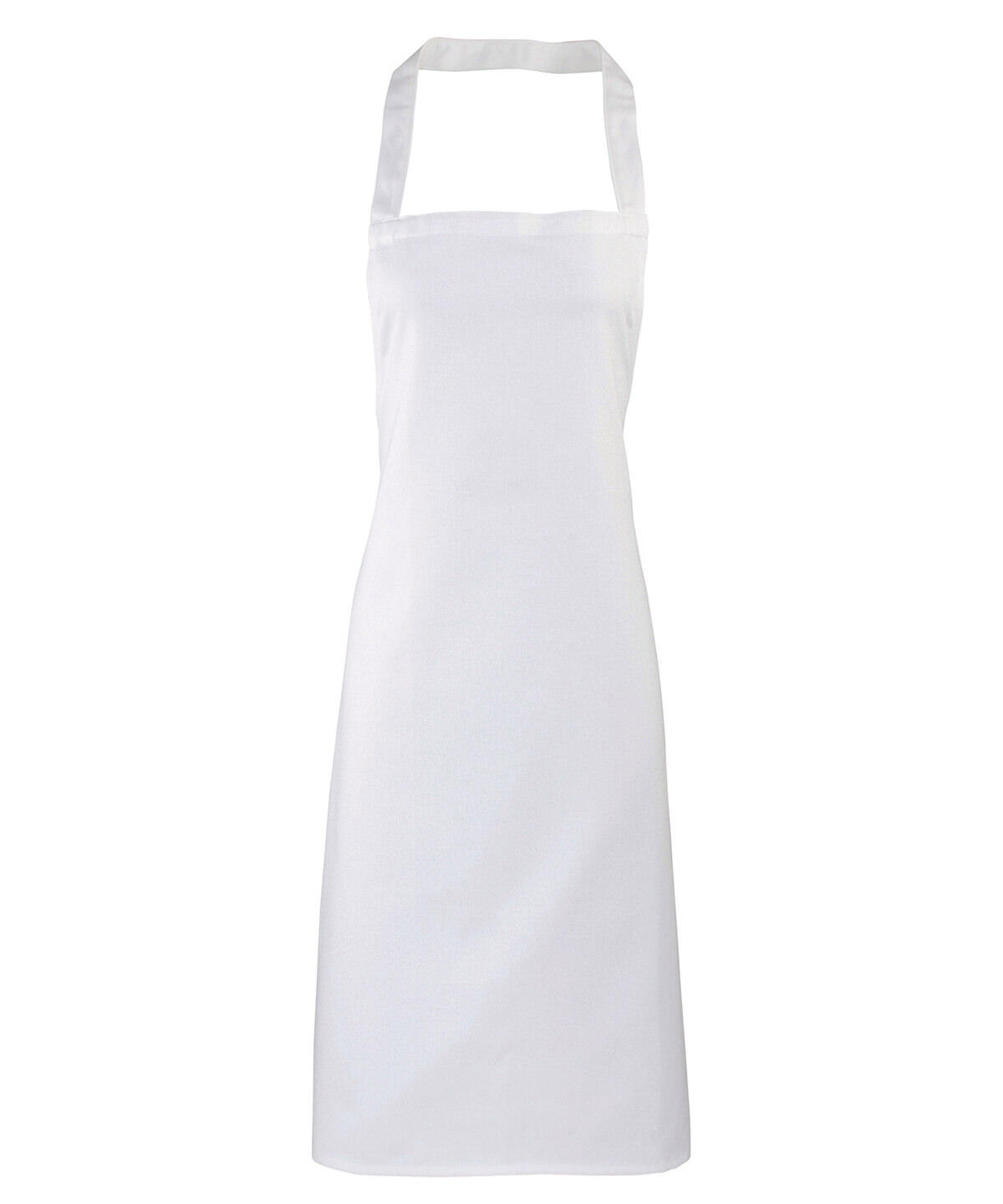 Premier PR102 100% Organic Cotton Bib Apron White