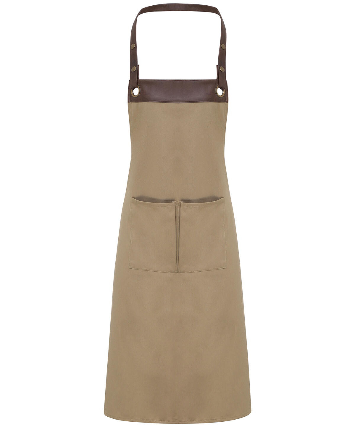 Premier PR123 Espresso bib apron Brown