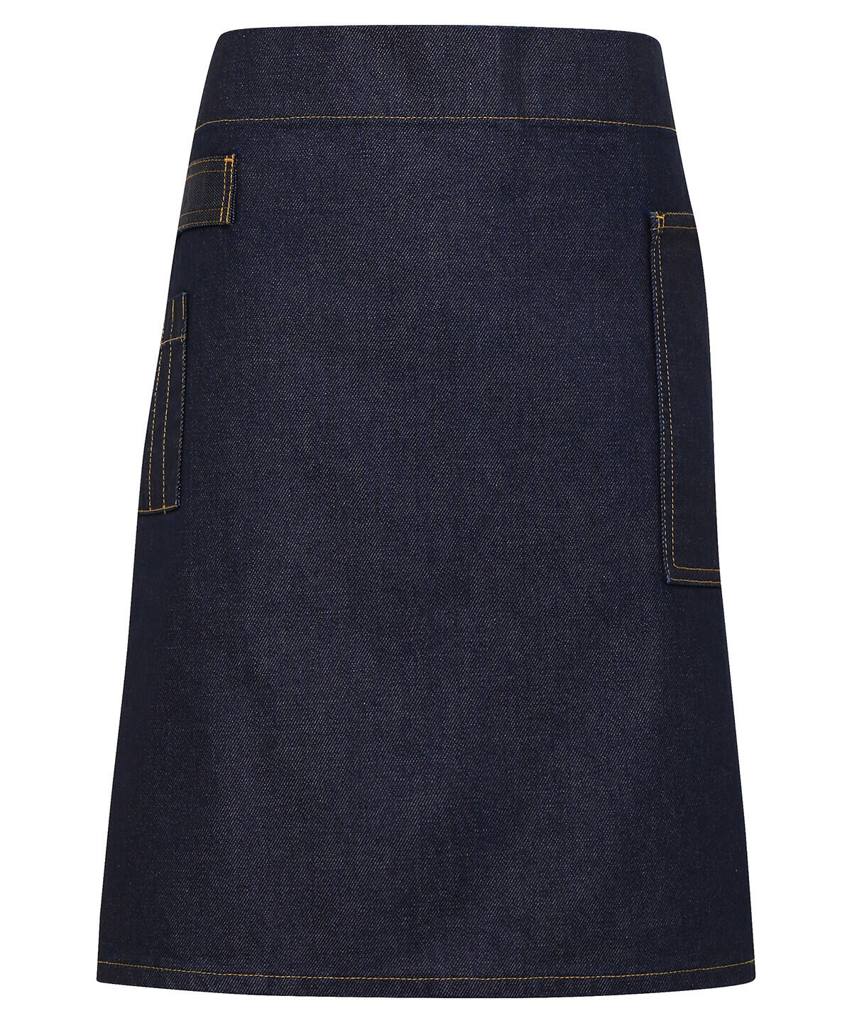 Premier PR135 Division waxed-look denim waist apron Blue