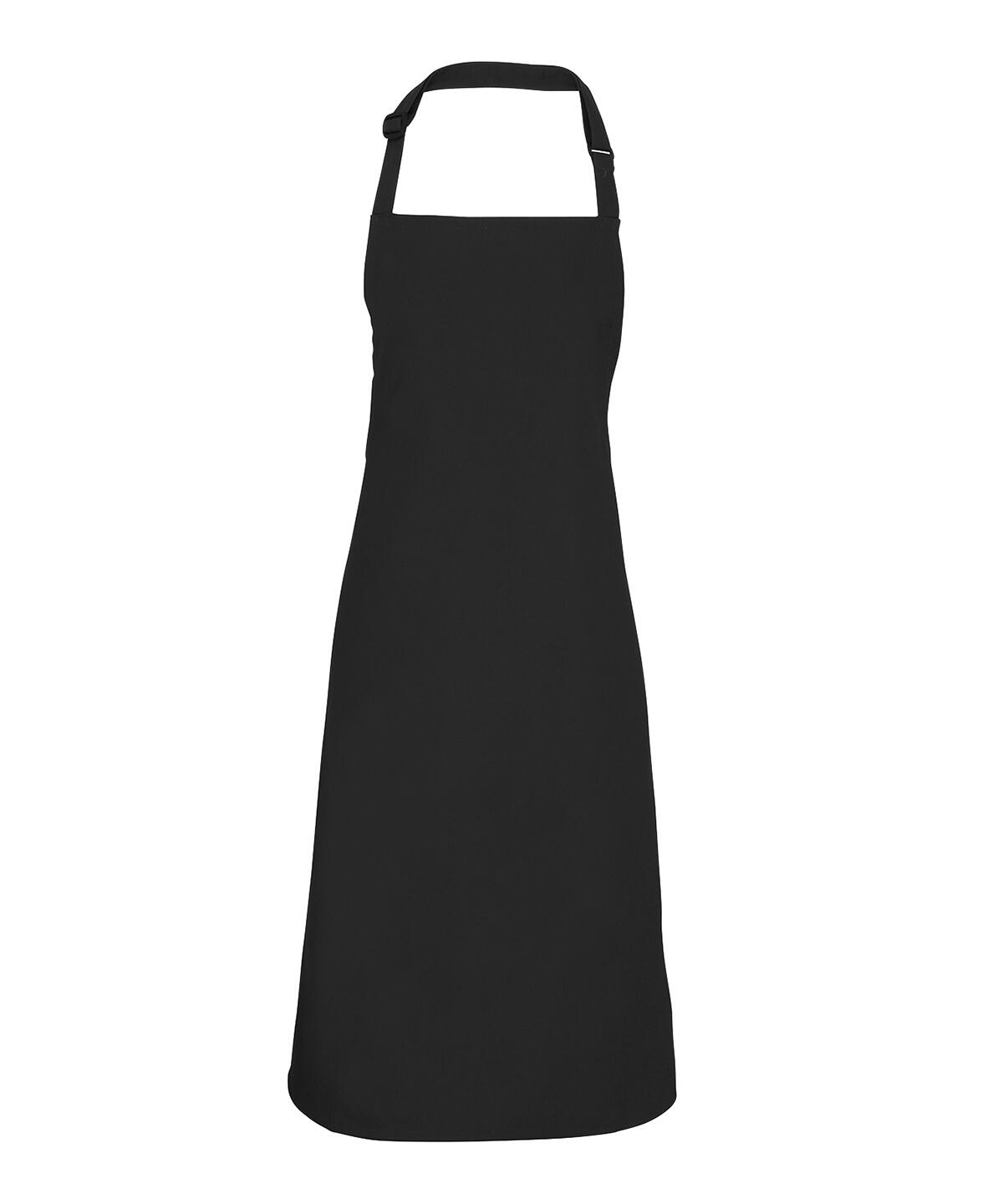 Premier PR150 Colours bib apron Black