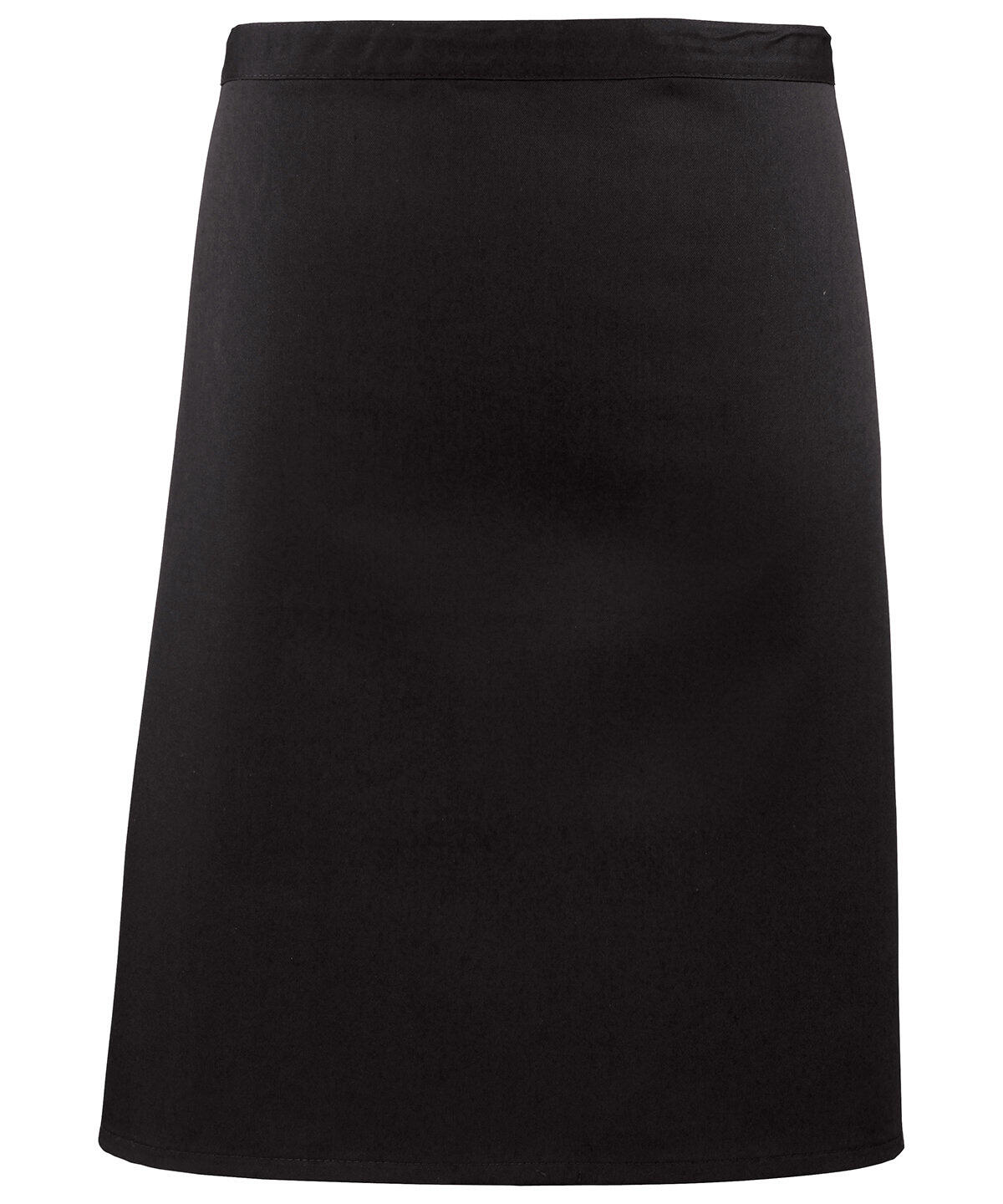 Premier PR151 Colours mid-length apron Black