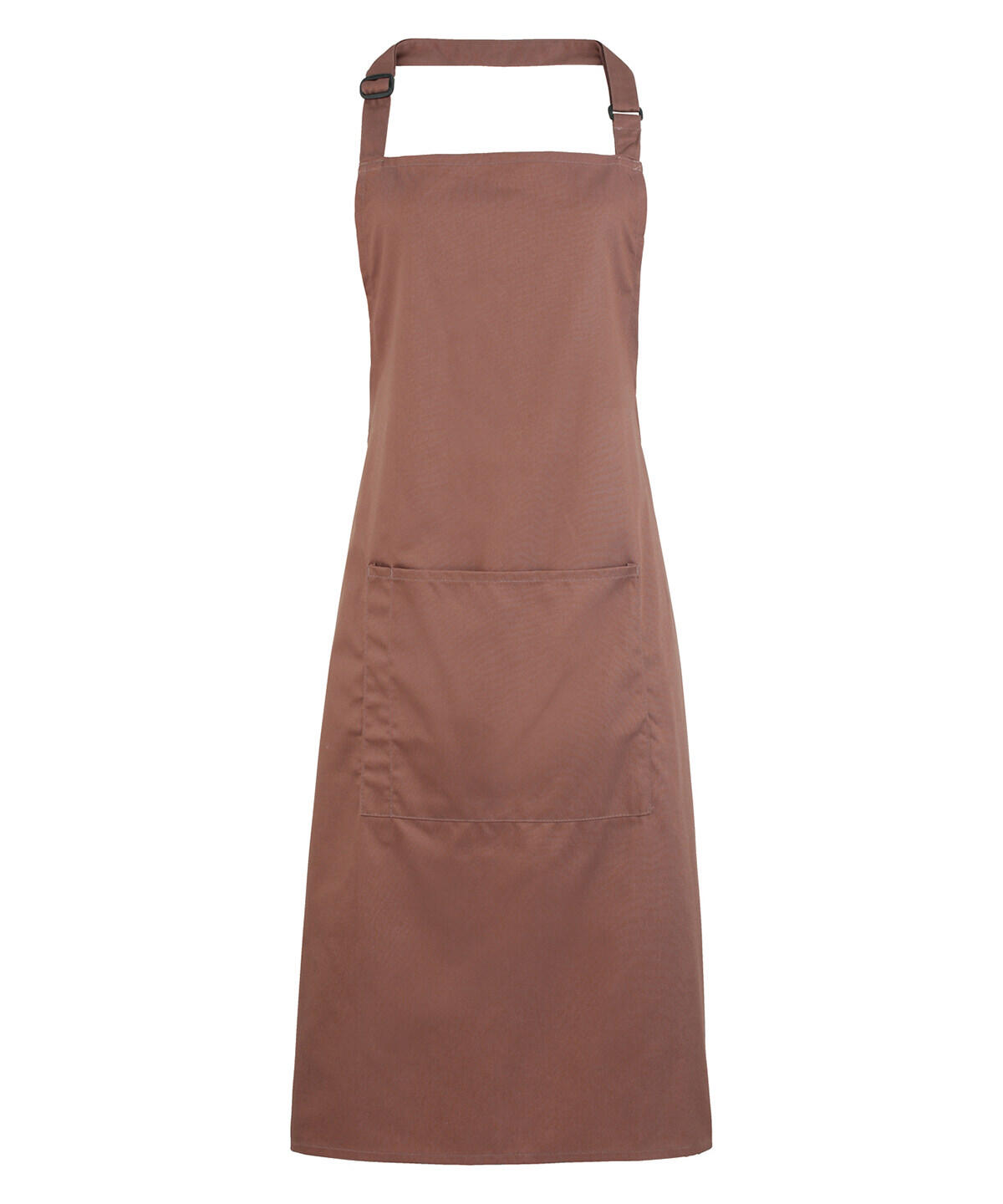 Premier PR154 Colours bib apron with pocket Brown