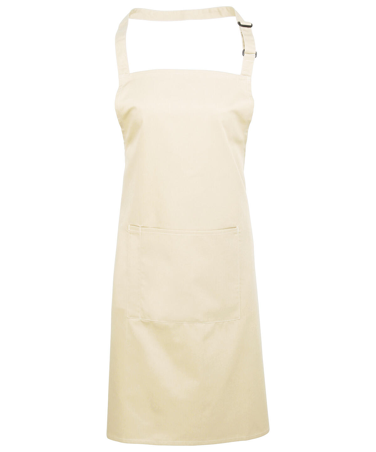 Premier PR154 Colours bib apron with pocket Neutral