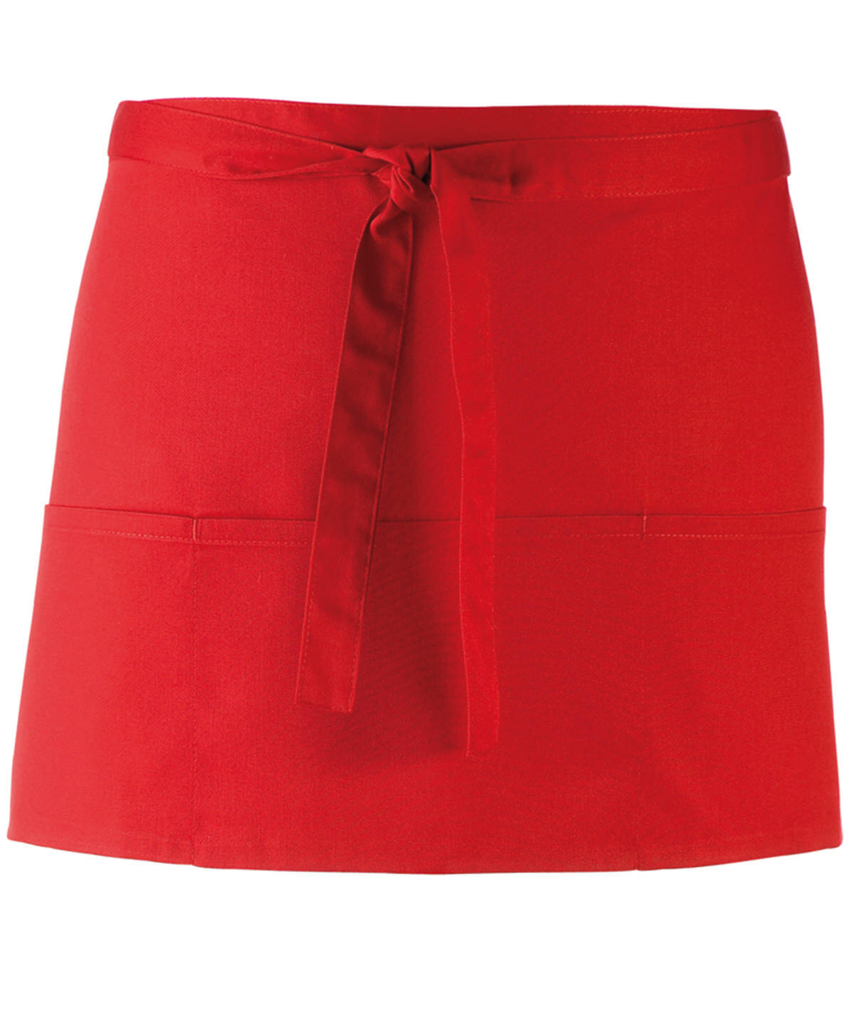 Premier PR155 Colours 3-pocket apron Red