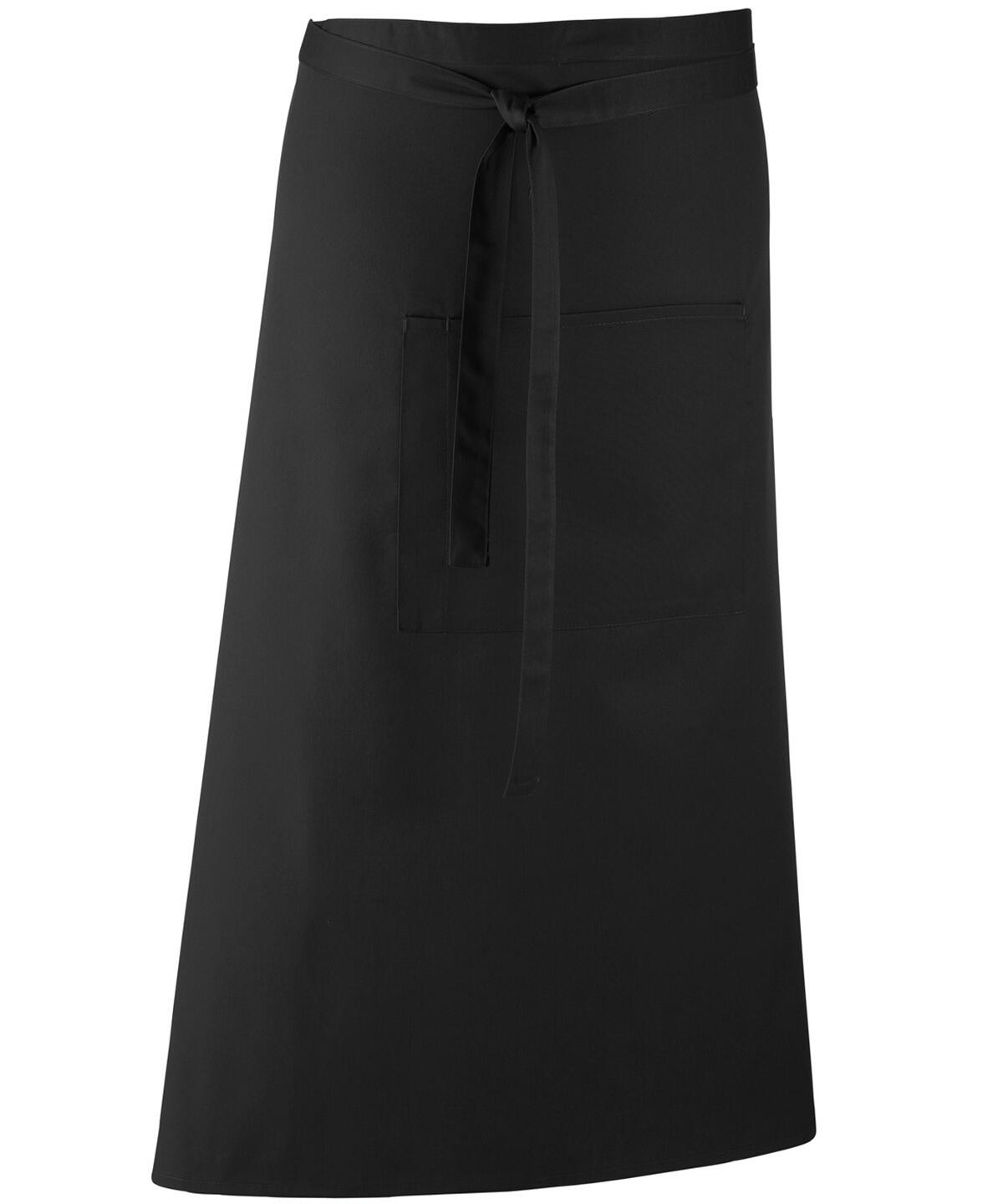 Premier PR158 Colours bar apron Black