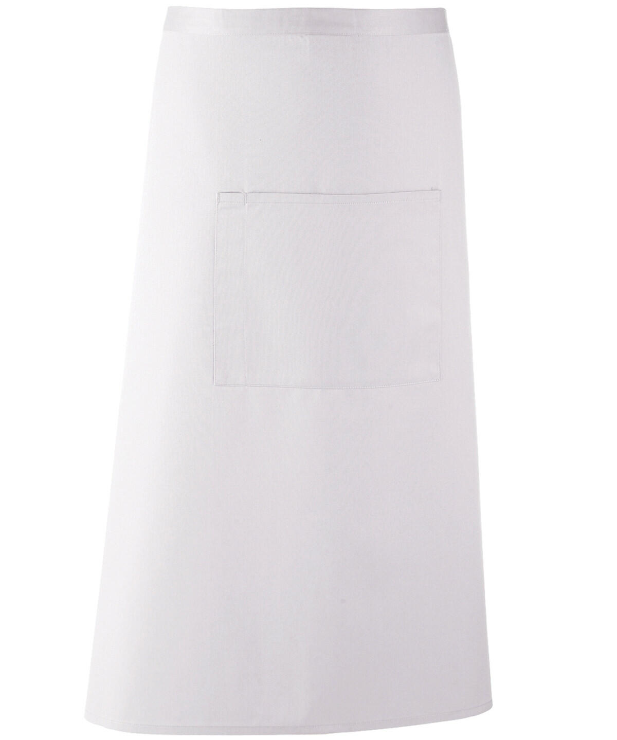 Premier PR158 Colours bar apron White