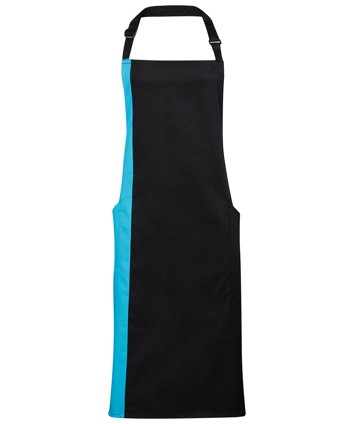 Premier PR162 Contrast bib apron Black