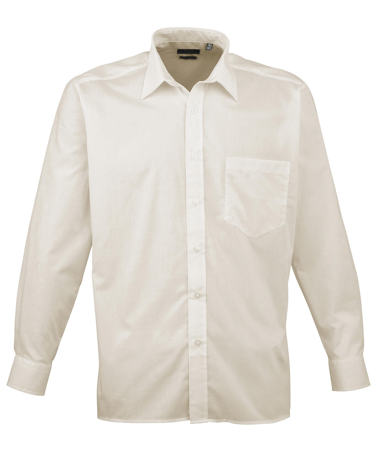 Premier PR200 Long sleeve poplin shirt Neutral