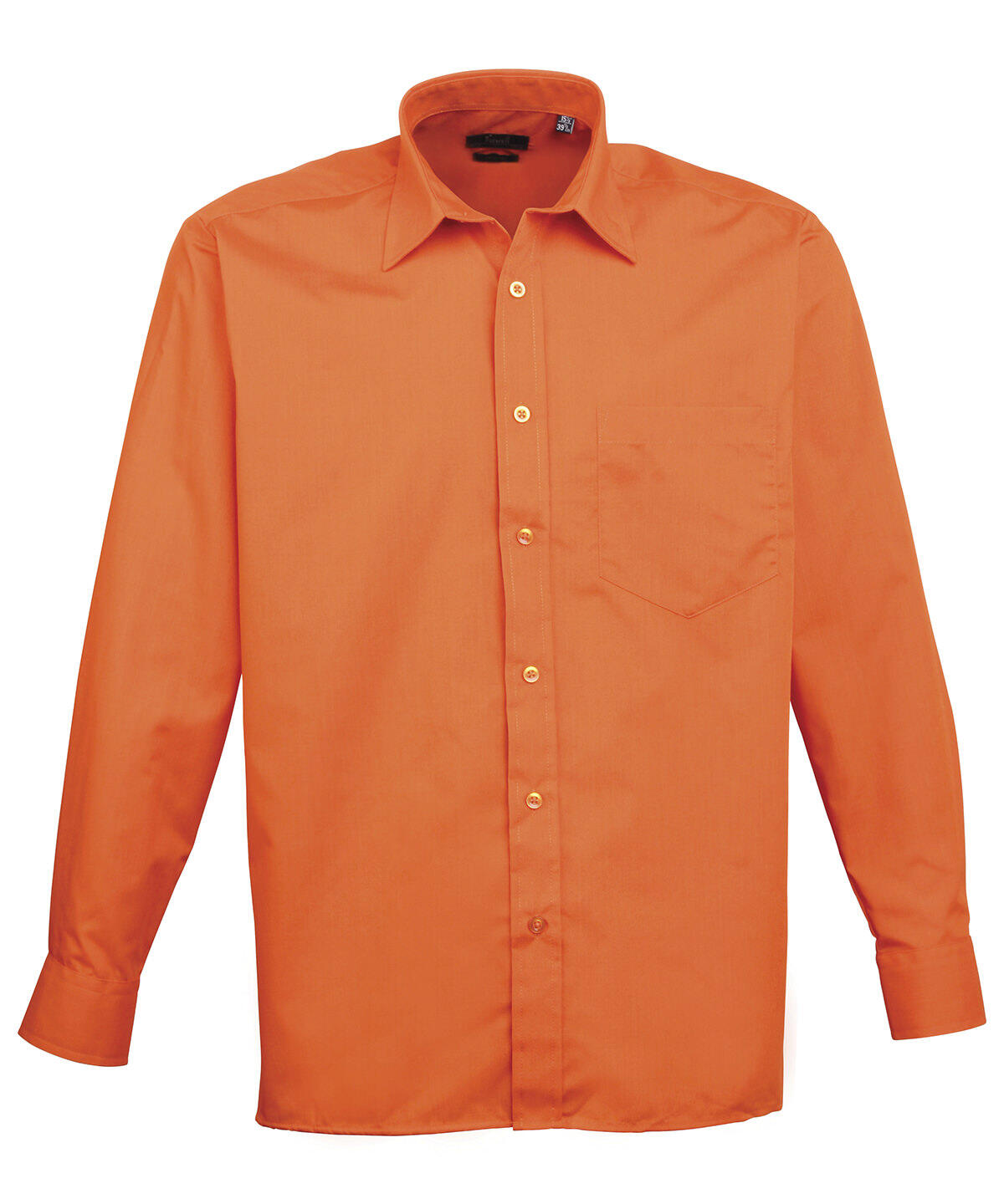Premier PR200 Long sleeve poplin shirt Orange