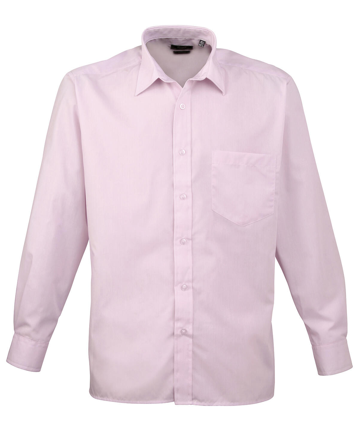 Premier PR200 Long sleeve poplin shirt Pink