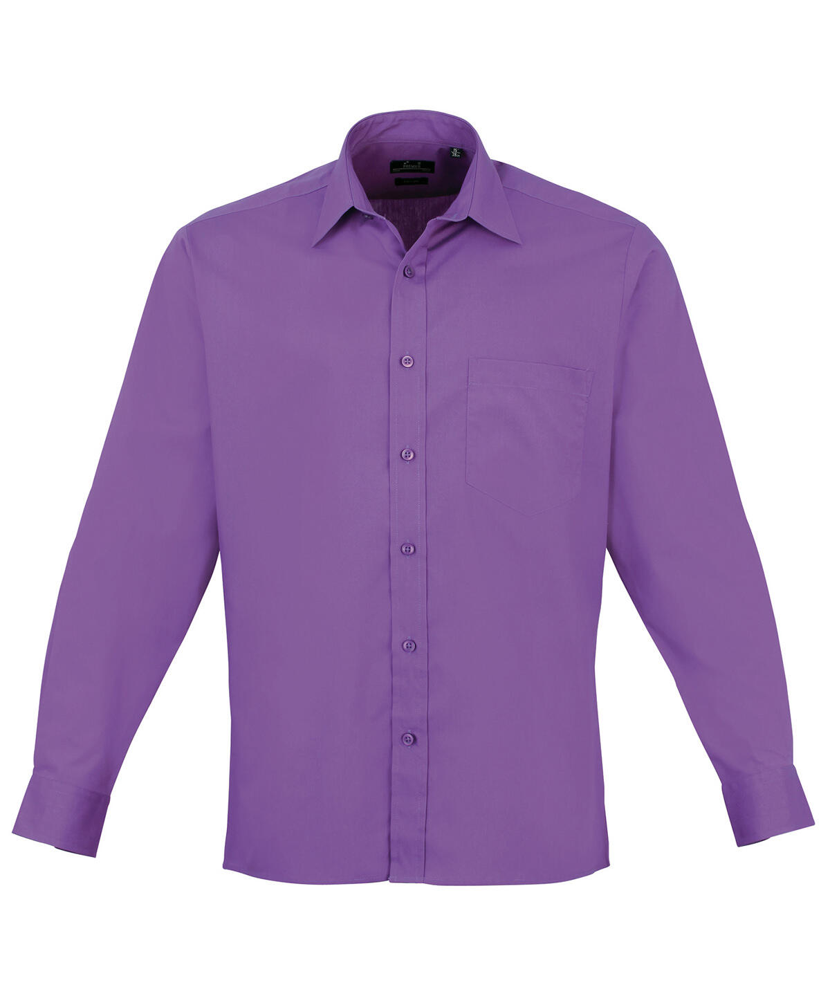 Premier PR200 Long sleeve poplin shirt Purple