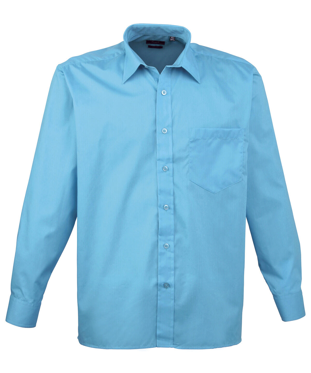 Premier PR200 Long sleeve poplin shirt Blue