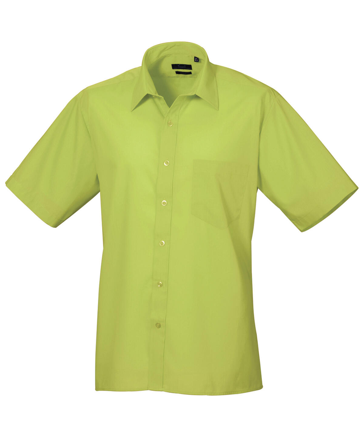 Premier PR202 Short sleeve poplin shirt Green