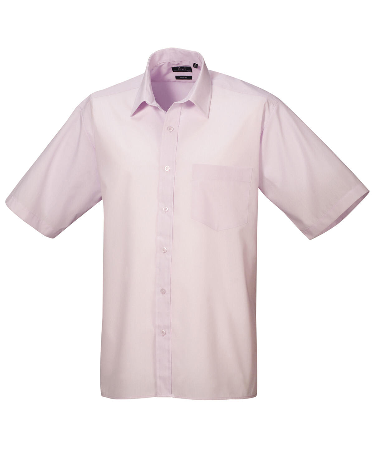 Premier PR202 Short sleeve poplin shirt Pink