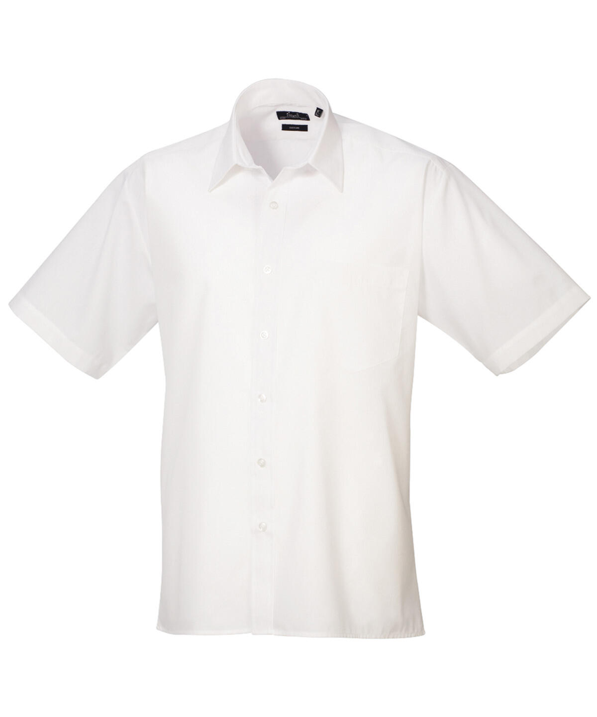Premier PR202 Short sleeve poplin shirt White