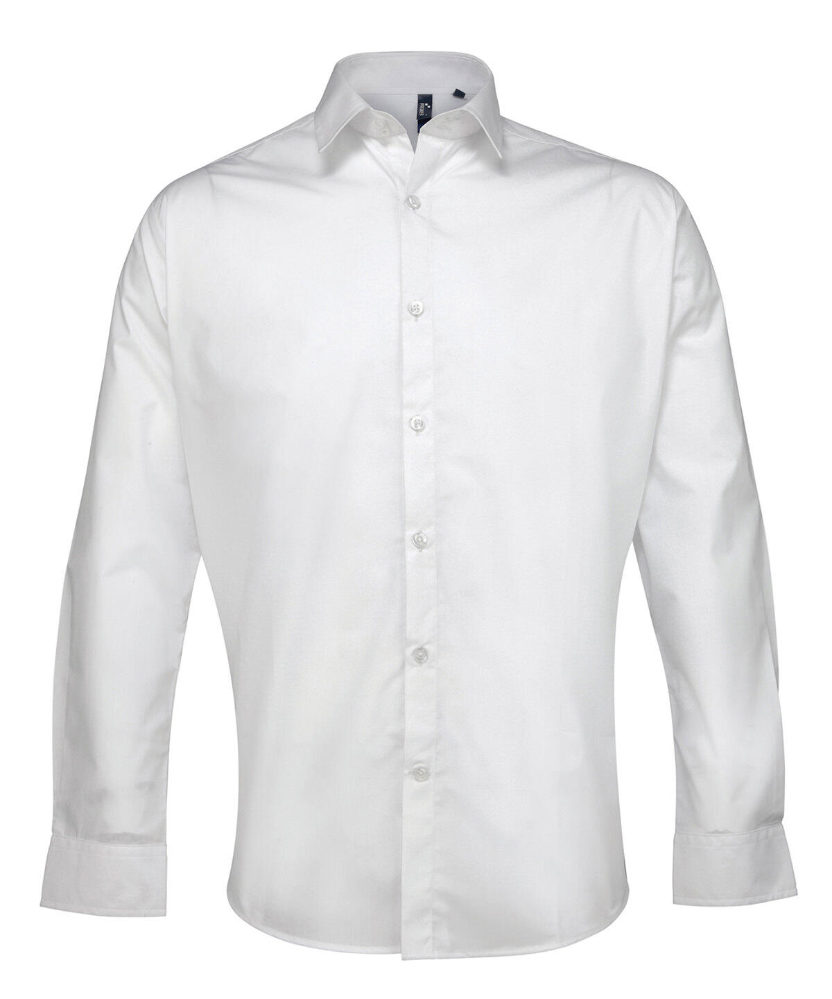 Premier PR207 Supreme poplin long sleeve shirt White
