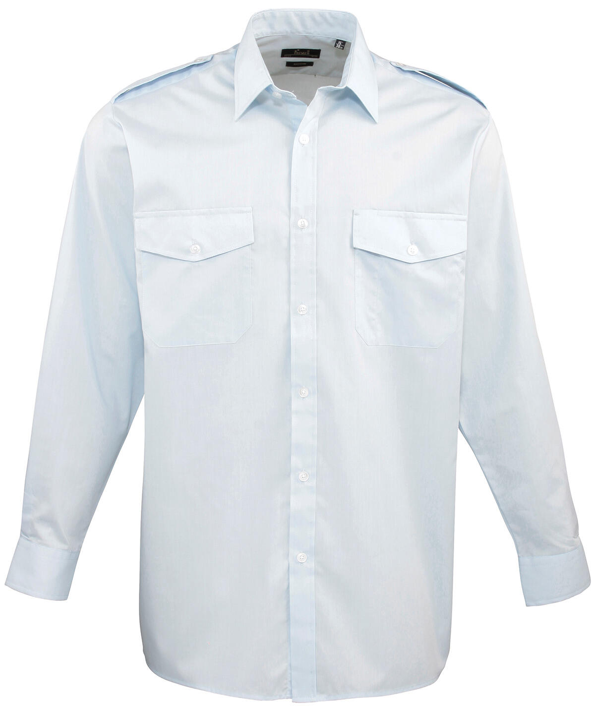 Premier PR210 Long sleeve pilot shirt Blue