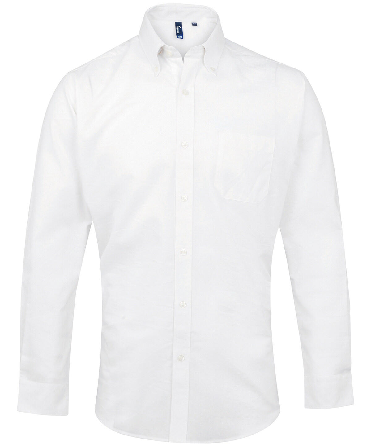 Premier PR234 Signature Oxford long sleeve shirt White