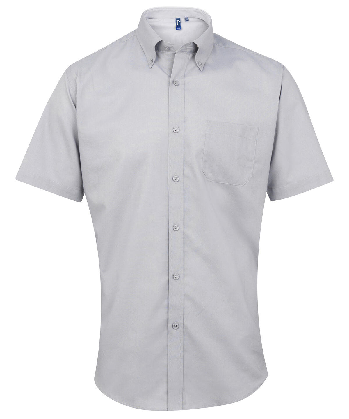 Premier PR236 Signature Oxford short sleeve shirt Grey