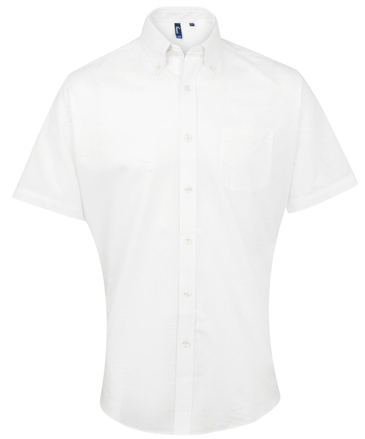 Premier PR236 Signature Oxford short sleeve shirt White