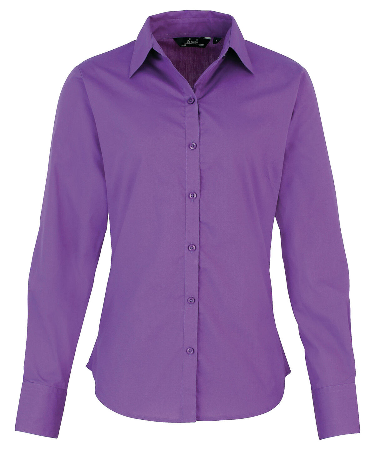 Premier PR300 Women's poplin long sleeve blouse Purple