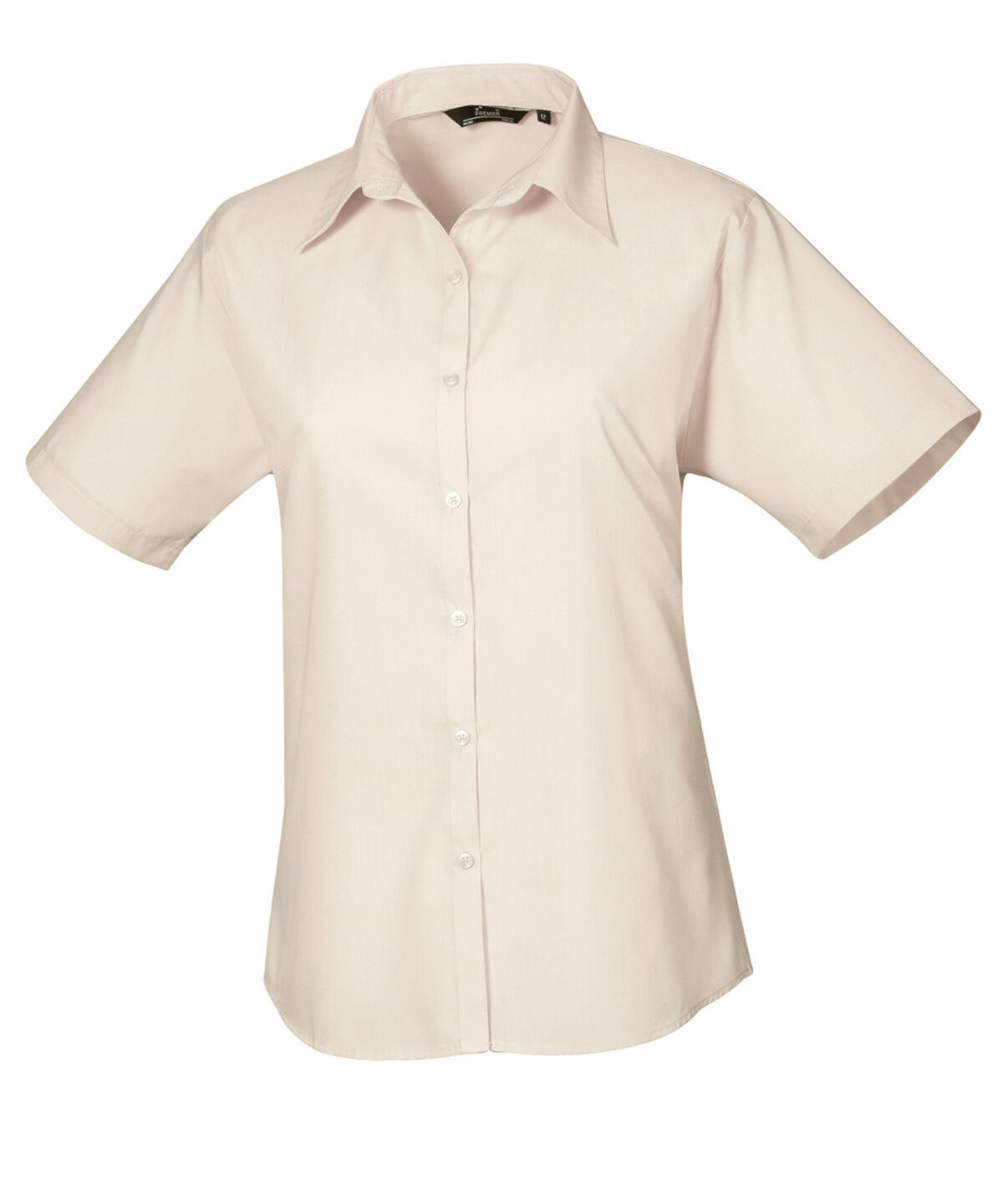 Premier PR302 Women's short sleeve poplin blouse Neutral