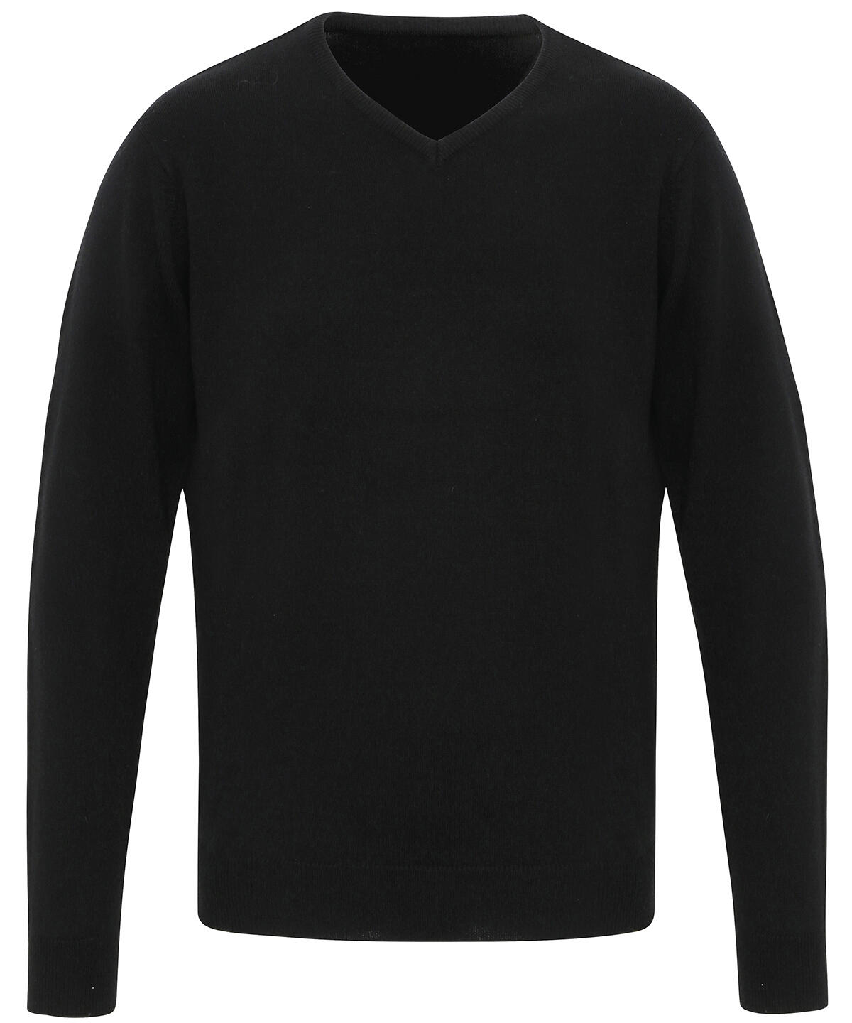 Premier PR400 'Essential' acrylic v-neck sweater Black