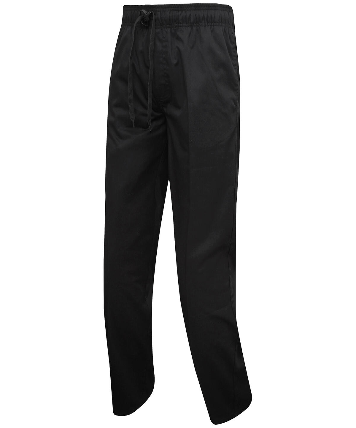 Premier PR554 Chef's select slim leg trousers Black